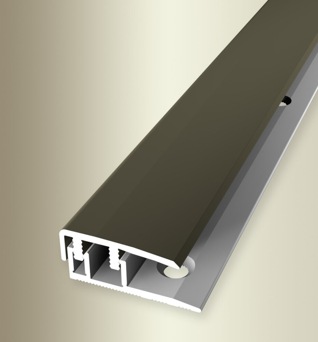 Küberit Abschlussprofil Design-Clip® Plus Typ 677, 100 cm, bronze (F6)