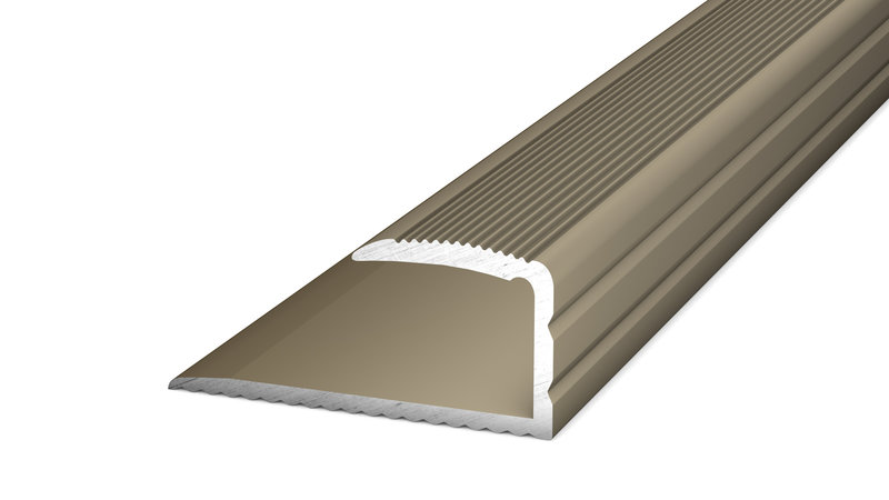 PRINZ Laminatabschlussprofil Nr. 250, 7 - 9 mm, 270 cm, edelstahloptik PRINZ Laminatabschlussprofil Nr. 250, 7 - 9 mm, 270 cm, edelstahloptik