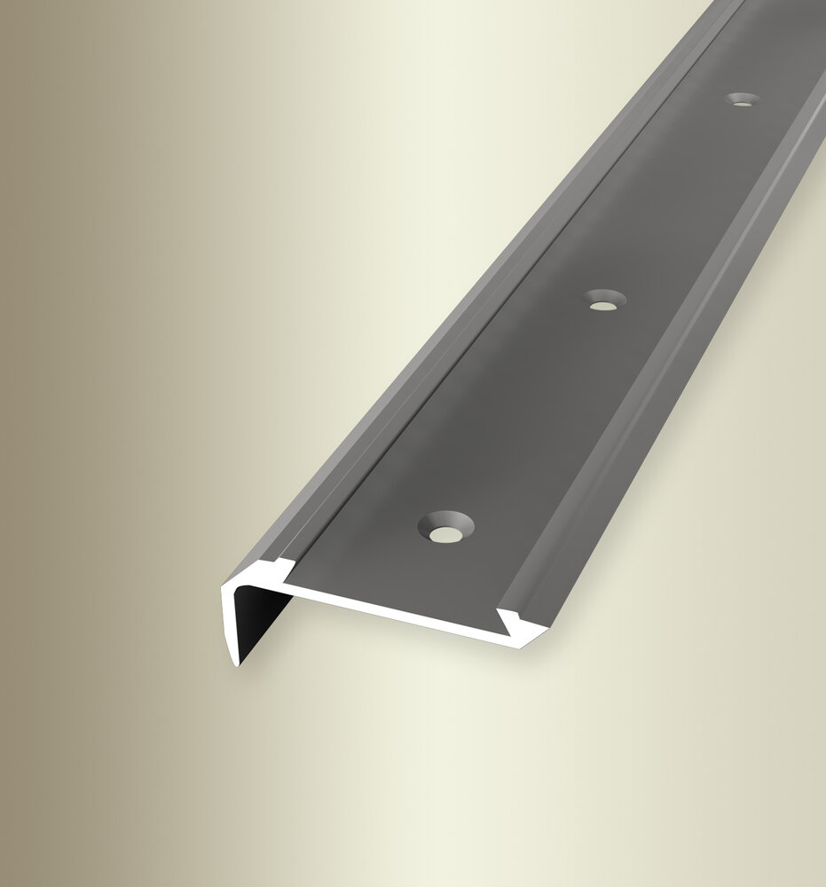 KÜBERIT Alu Kombi-Treppenkante 13X42 250cm edelstahl (F2) KÜBERIT Alu Kombi-Treppenkante 13X42 250cm edelstahl (F2)