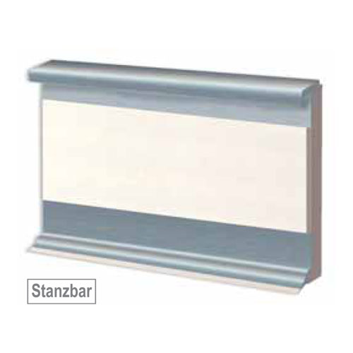 BOLTA Design-Plankenprofil 58mm, stanzbar, 250 cm silber (9865)