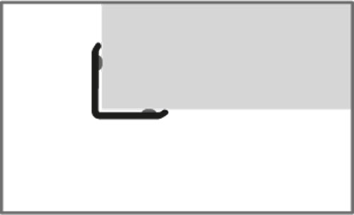 Küberit Eckschutzwinkel 20 x 20 mm, Typ 271 SK, 250 cm, silber (F4) Küberit Eckschutzwinkel 20 x 20 mm, Typ 271 SK, 250 cm, silber (F4)