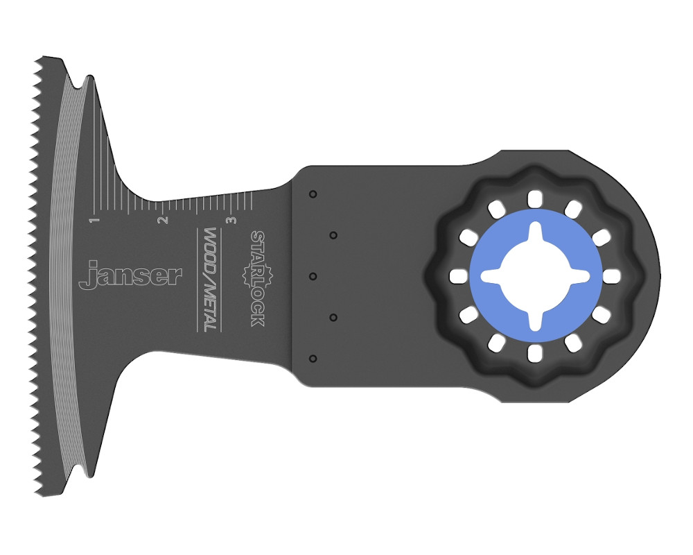 Bi-Metall Sägeblatt STARLOCK-Aufnahme für z.B. Fein Multimaster, Breite 65 mm (VE á 15 Stck.) Bi-Metall Sägeblatt STARLOCK-Aufnahme für z.B. Fein Multimaster, Breite 65 mm (VE á 15 Stck.)