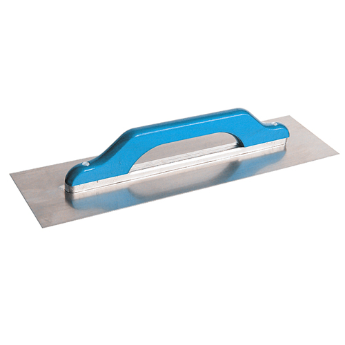 Schweizer-Glättekelle 480 mm mit Alu-Steg. rostfrei Schweizer-Glättekelle 480 mm mit Alu-Steg. rostfrei