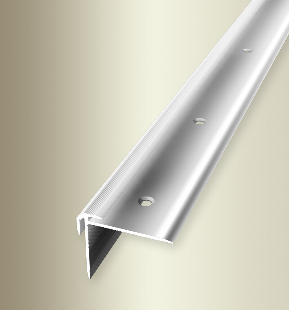 Küberit Alu Treppenkantenprofil Typ 832, 250 cm, poliert (F3) Küberit Alu Treppenkantenprofil Typ 832, 250 cm, poliert (F3)