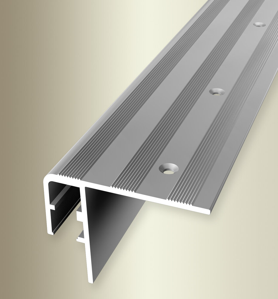 Küberit Treppenkantenprofil für LED-Leuchten Typ 890, 300 cm, silber (F4)