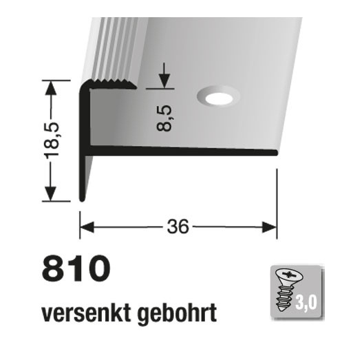 Küberit Alu Einfassprofil Typ 810