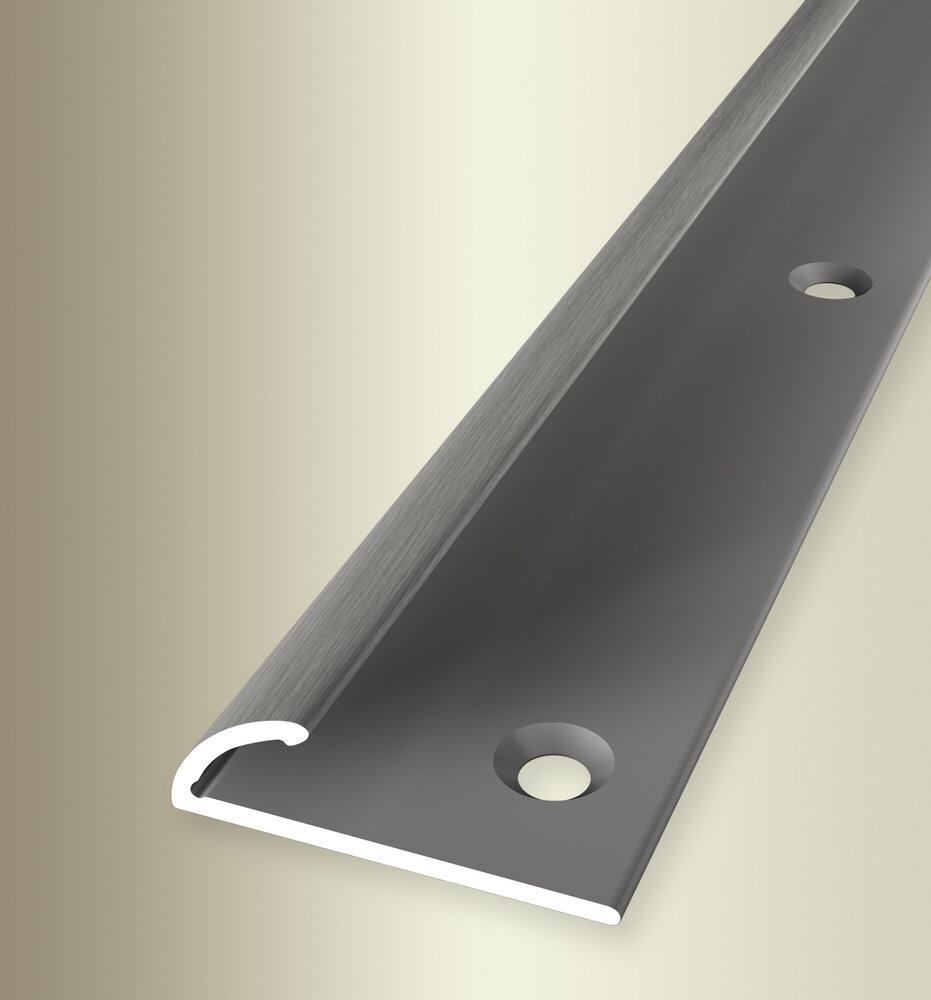 Küberit Alu Abschlussprofil Typ 380, 90 cm, edelstahloptik f.g. (F2G) Küberit Alu Abschlussprofil Typ 380, 90 cm, edelstahloptik f.g. (F2G)