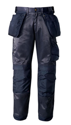 Bundhose DuraTwillT Gr. 160 marine m. Holstertaschen