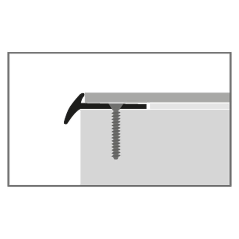Küberit Abschlussprofil Typ 342 500 cm, bronze (F6) Küberit Abschlussprofil Typ 342 500 cm, bronze (F6)