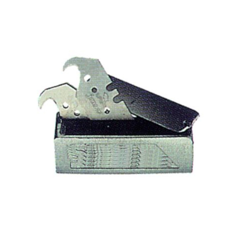 Verschließbox leer Silber Ersatzbox für Harlekin Messer Verschließbox leer Silber Ersatzbox für Harlekin Messer
