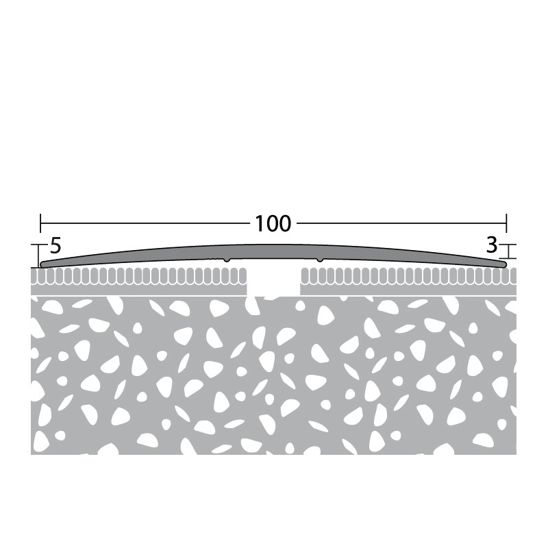 PRINZ Alu Übergangsprofil Nr. 119 U, 100 mm in verschiedenen Farben PRINZ Alu Übergangsprofil Nr. 119 U, 100 mm in verschiedenen Farben