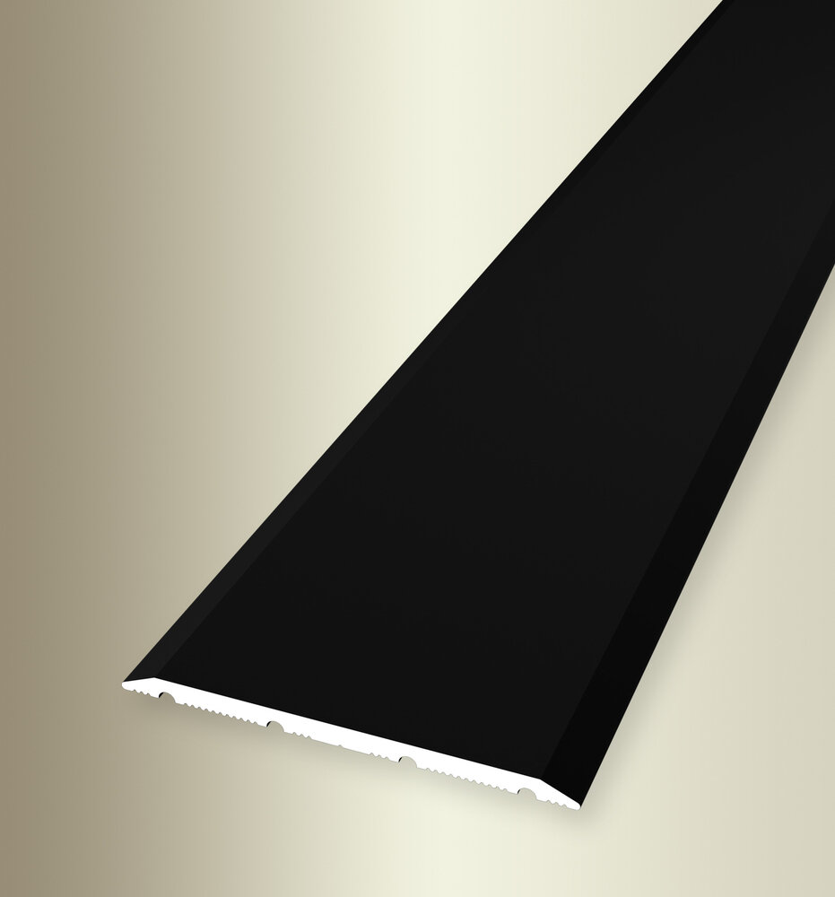 Küberit Alu Übergangsprofil 40 mm Typ 441 SK, 100 cm, schwarz (RAL9005) (F16)