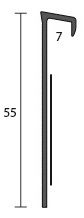 BOLTA Teppich SL ohne Steg weiß 40 Stck á 250 cm im Karton