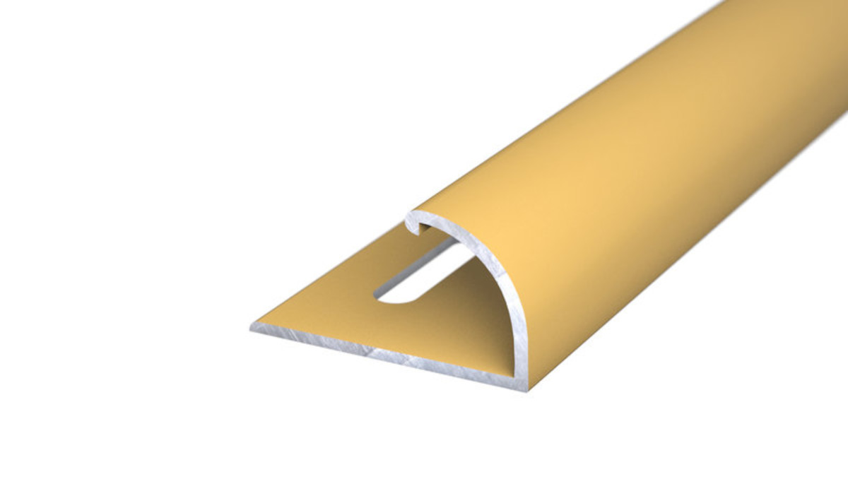 PRINZ Abschlussprofil "Klopfschiene" Nr.140. 100 cm. gold PRINZ Abschlussprofil "Klopfschiene" Nr.140. 100 cm. gold