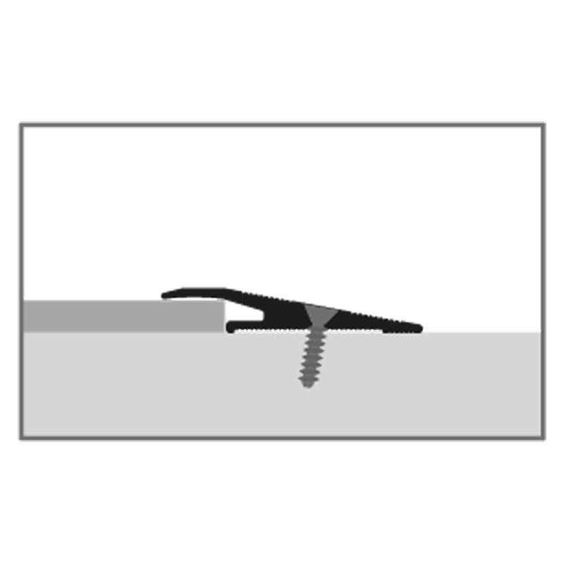 Küberit Alu Rampenprofil Typ 265, 270 cm, silber (F4) Küberit Alu Rampenprofil Typ 265, 270 cm, silber (F4)