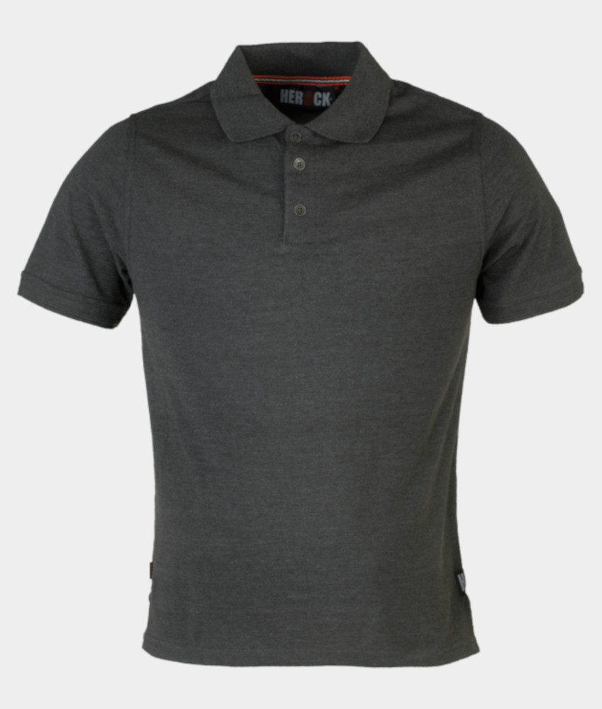 HEROCK® Levi Polo, dunkelgrau meliert, Gr. XXL