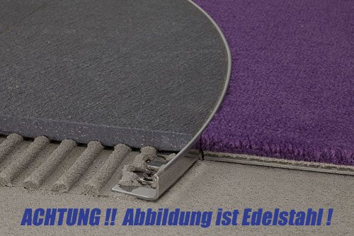 Profilpas Fliesenabschlußprofil (Trennschiene) biegbar 4,5 mm, Aluminium natur, 270 cm Profilpas Fliesenabschlußprofil (Trennschiene) biegbar 4,5 mm, Aluminium natur, 270 cm