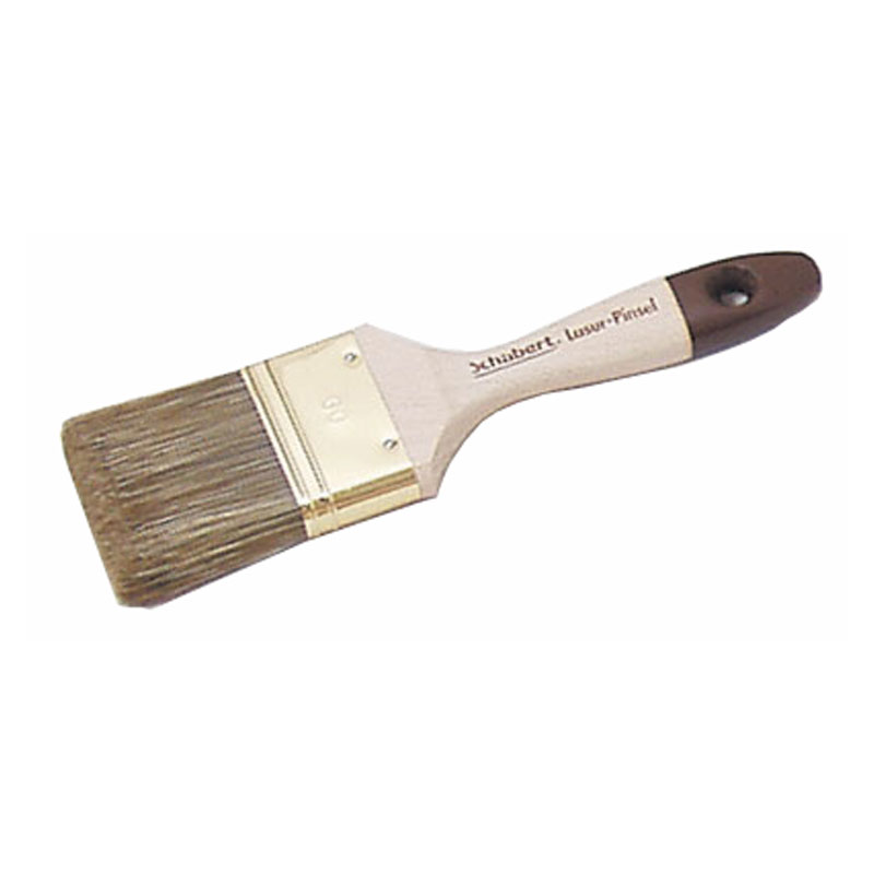 Lasur Maler-Flachpinsel. 9. Stärke. braune Mix-Borste Lasur Maler-Flachpinsel. 9. Stärke. braune Mix-Borste