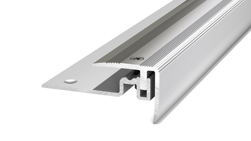 PRINZ PS400 Alu Treppenkantenprofil Nr. 420, 30 x 25 mm, 100 cm, edelstahloptik poliert PRINZ PS400 Alu Treppenkantenprofil Nr. 420, 30 x 25 mm, 100 cm, edelstahloptik poliert