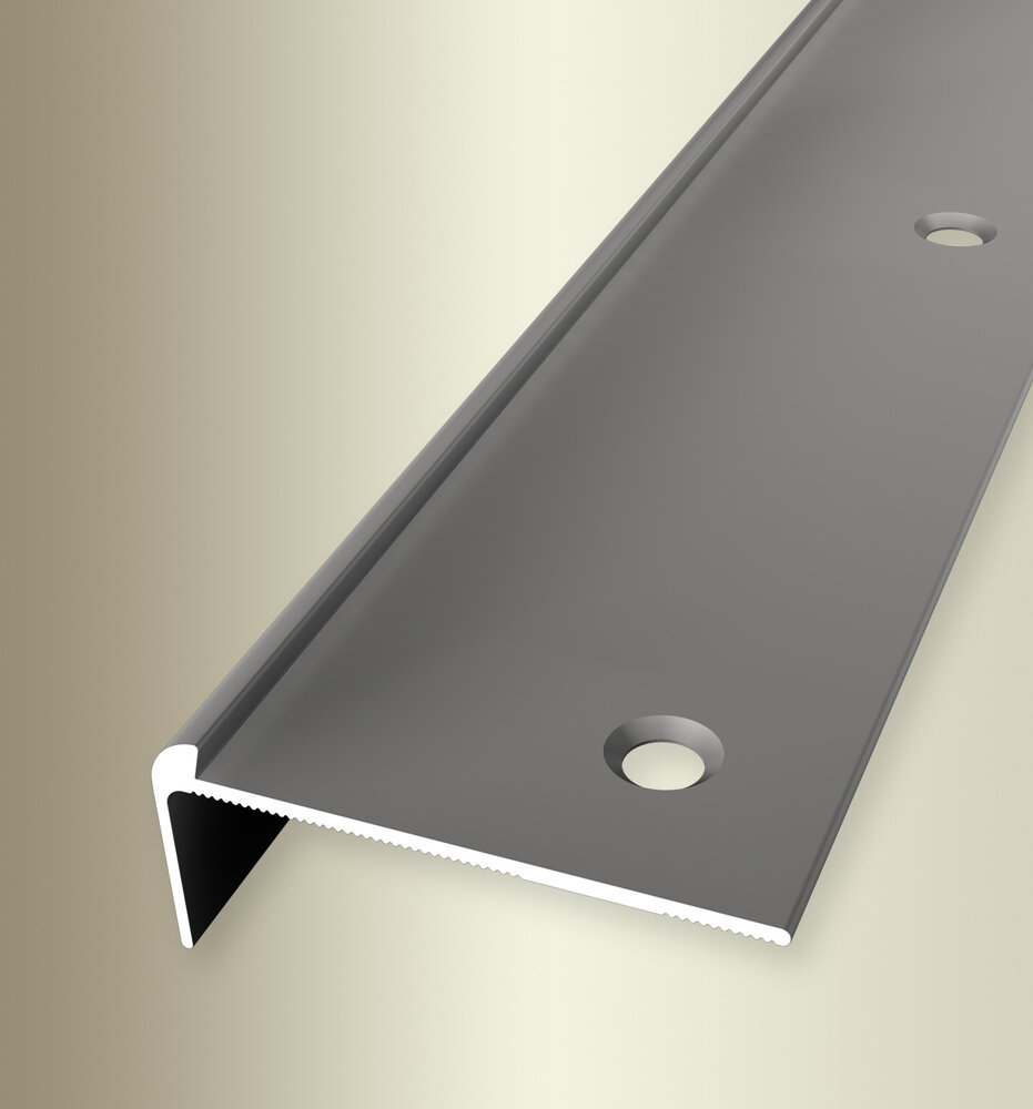 Küberit Alu Treppenkantenprofil Typ 860, 100 cm, edelstahloptik (F2)