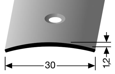 KÜBERIT Messing Ü.-Schiene 30 x 1.2 mm, mitte gebohrt, 100 cm SB KÜBERIT Messing Ü.-Schiene 30 x 1.2 mm, mitte gebohrt, 100 cm SB