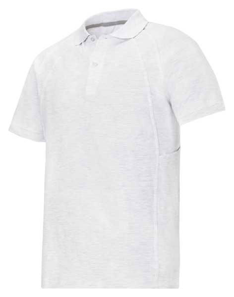 Polohemd aschgrau Gr. XXXL, 100% Baumwolle