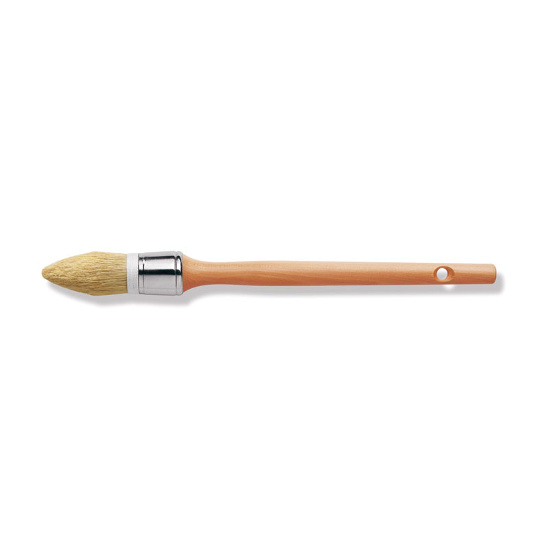 Rundpinsel spitz, 21 mm Naturborste 70% Tops, hell Rundpinsel spitz, 21 mm Naturborste 70% Tops, hell