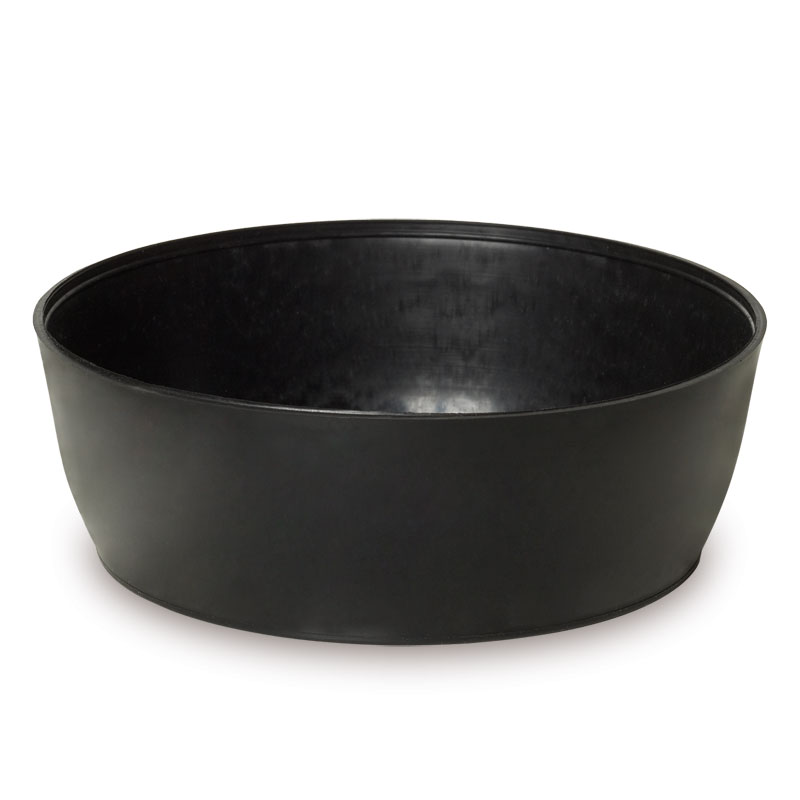 Gipsbecher. flexibel flache Form Gipsbecher. flexibel flache Form