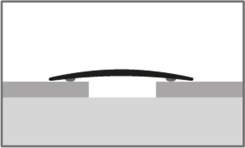 Küberit Alu Übergangsprofil 50 mm Typ 463 SK, 100 cm, silber (F4) Küberit Alu Übergangsprofil 50 mm Typ 463 SK, 100 cm, silber (F4)