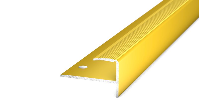PRINZ Treppenkantenprofil Nr. 275, 15 x 22 mm, 250 cm, gold