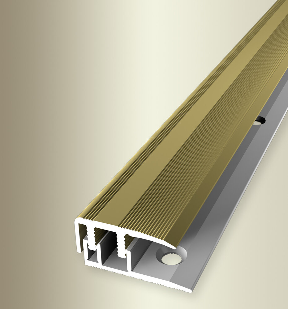 Küberit Abschlussprofil Euro-Clip Typ 587 L, 100 cm, gold (F5) Küberit Abschlussprofil Euro-Clip Typ 587 L, 100 cm, gold (F5)