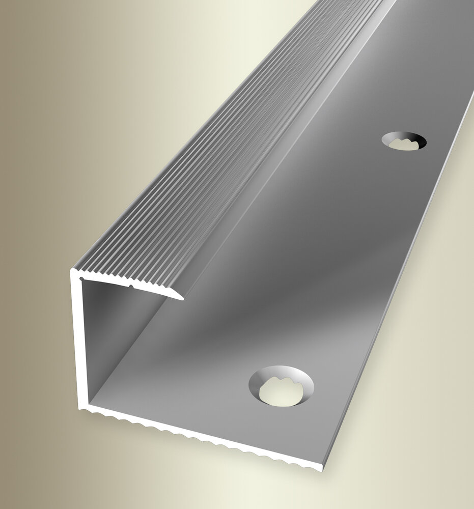 Küberit Alu Einfassprofil Typ 219, 21-22,2 mm, 270 cm, silber (F4)