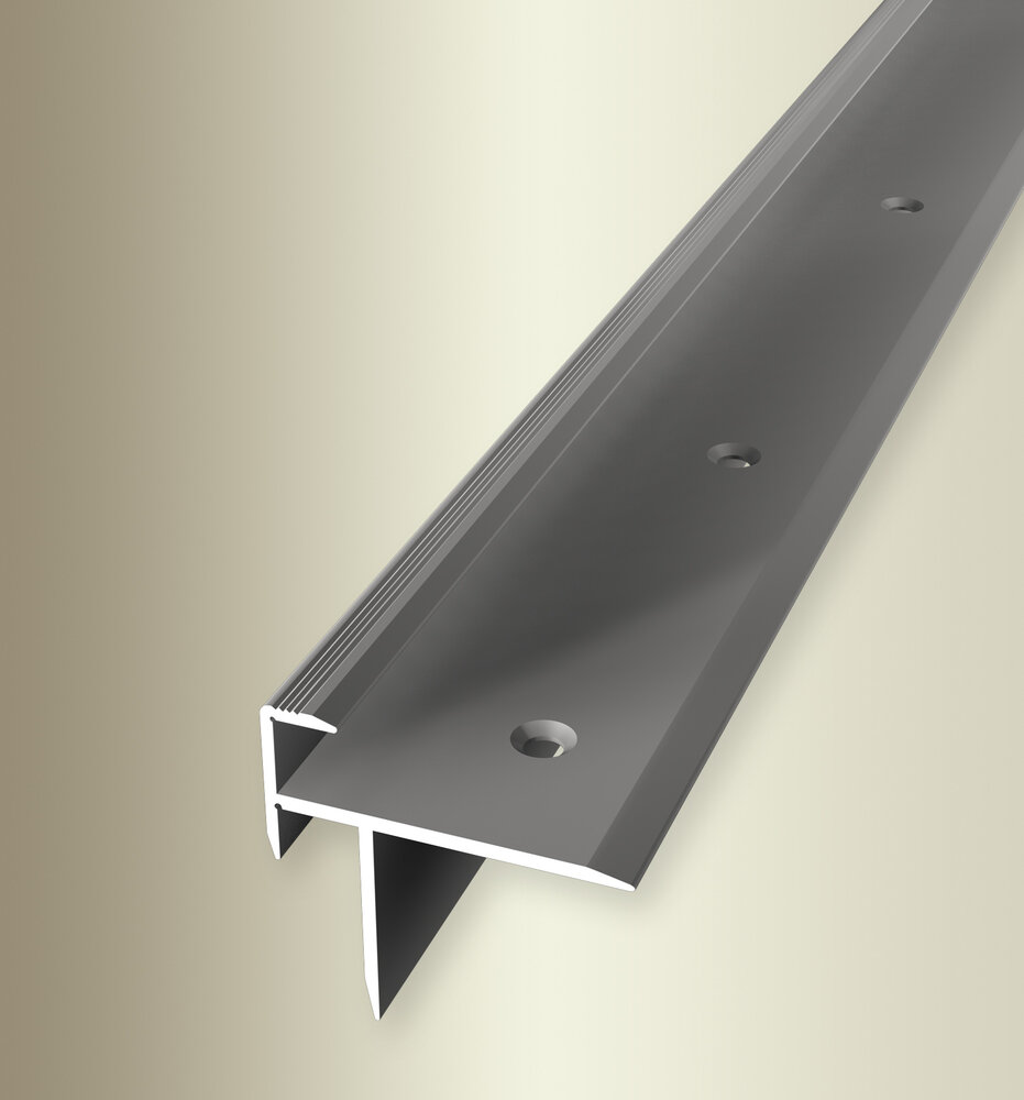 Küberit Alu Treppenkantenprofil Typ 209, 8,7 mm, 100 cm, edelstahloptik (F2) Küberit Alu Treppenkantenprofil Typ 209, 8,7 mm, 100 cm, edelstahloptik (F2)