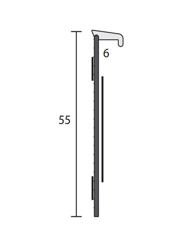 BOLTA Teppich-Sockelleiste SK 250 cm, kiefer (0046)