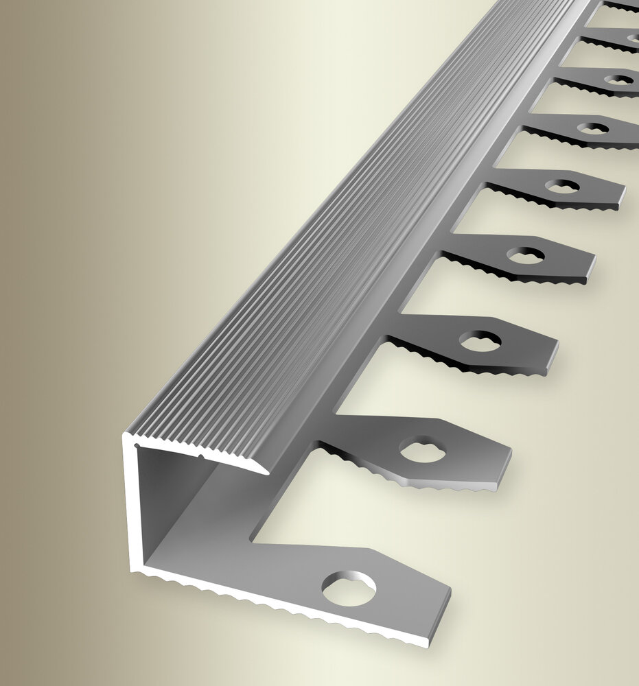 Küberit Alu Einfassprofil Typ 213 EB, 12.0 - 13.2 mm , 270 cm, silber (F4) Küberit Alu Einfassprofil Typ 213 EB, 12.0 - 13.2 mm , 270 cm, silber (F4)