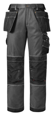 Bundhose DuraTwillT Gr. 160 grau/schwarz m. Holstertaschen Bundhose DuraTwillT Gr. 160 grau/schwarz m. Holstertaschen