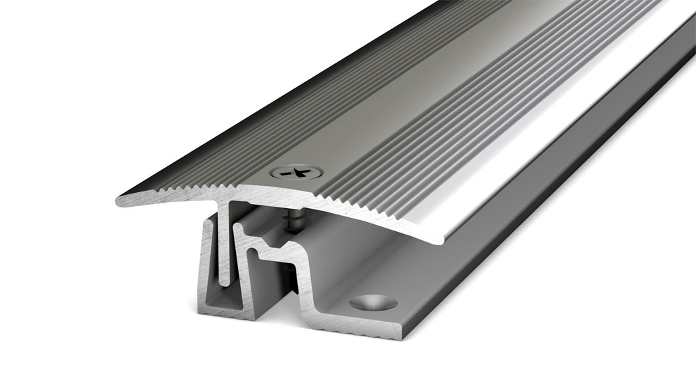 PRINZ PS400 Alu Übergangsprofil 38 mm, 7 - 17 mm, 270 cm, edelstahloptik poliert PRINZ PS400 Alu Übergangsprofil 38 mm, 7 - 17 mm, 270 cm, edelstahloptik poliert