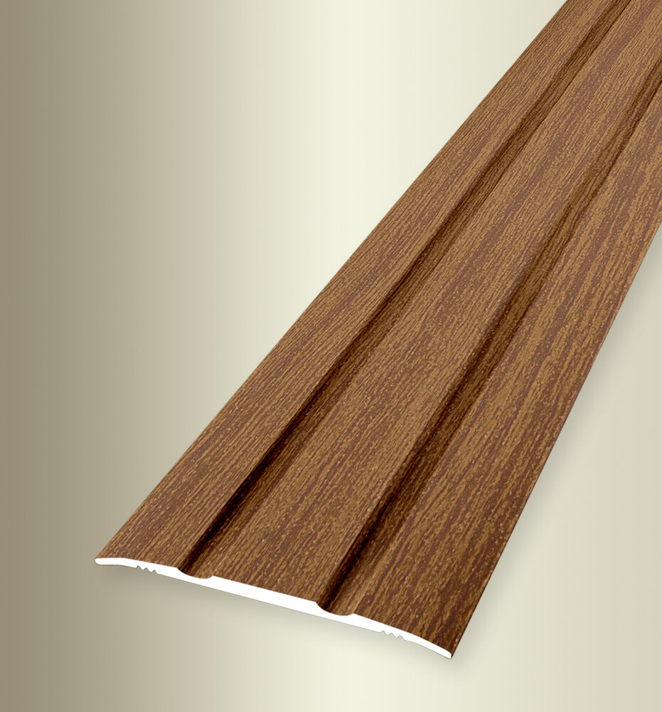 Küberit Alu Übergangsprofil 38 mm Typ 438 H/SK, 270 cm, Nussbaum (H81)