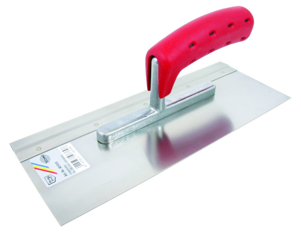 Kleber-Verteilerkelle mit seitlich aufgenieteter Klemmleiste ROSTFREI 280 x 120 mm Kleber-Verteilerkelle mit seitlich aufgenieteter Klemmleiste ROSTFREI 280 x 120 mm