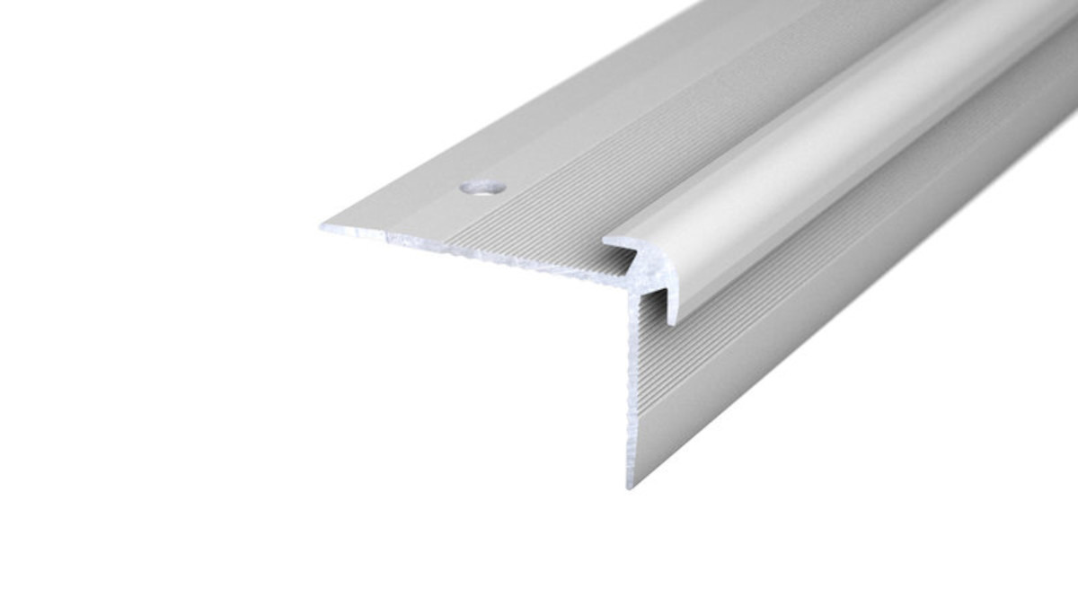PRINZ Treppenkantenprofil mit Einschub Nr. 289, 41 x 27 mm, 250 cm, silber PRINZ Treppenkantenprofil mit Einschub Nr. 289, 41 x 27 mm, 250 cm, silber