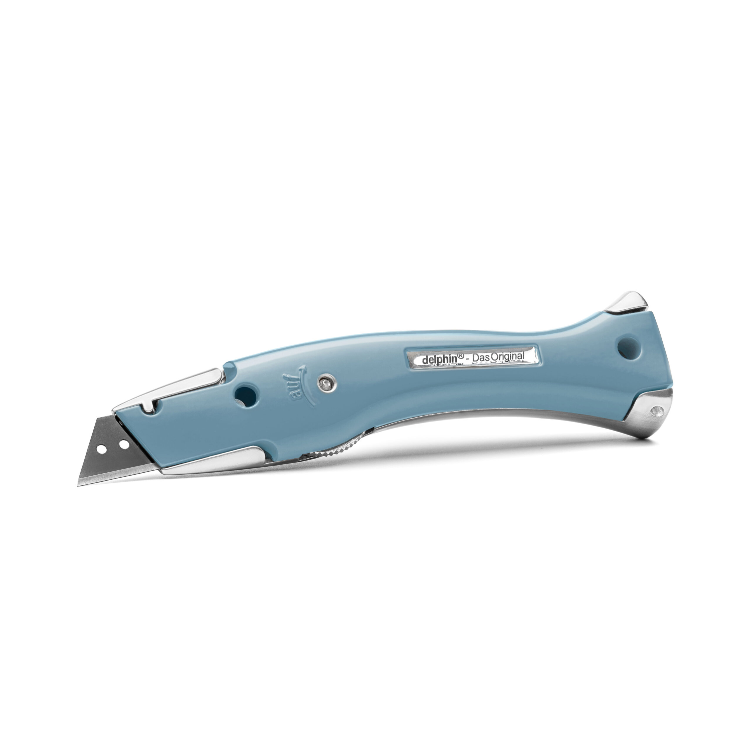 Delphin® 03 - Universalmesser Das Original, Club-Edition 2-farbig, silber-pastellblau Delphin® 03 - Universalmesser Das Original, Club-Edition 2-farbig, silber-pastellblau