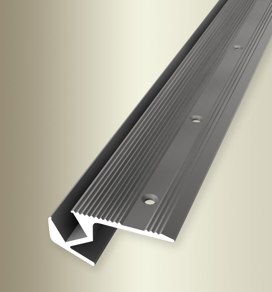 Küberit Treppenkantenprofil für LED-Leuchten Typ 891, 250 cm, edelstahloptik (F2)