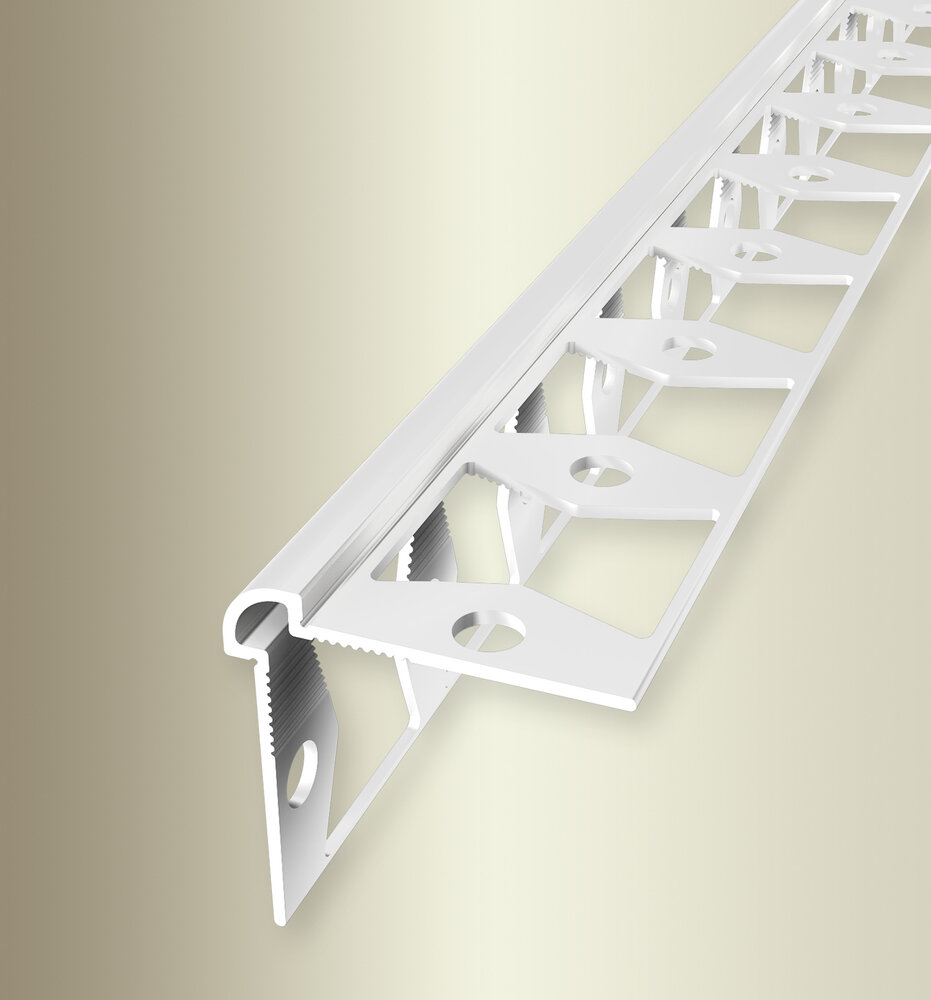 Küberit Wand- und Tapetenprofil Außenecke Typ 150 G, 270 cm, weiß (RAL9016) Küberit Wand- und Tapetenprofil Außenecke Typ 150 G, 270 cm, weiß (RAL9016)