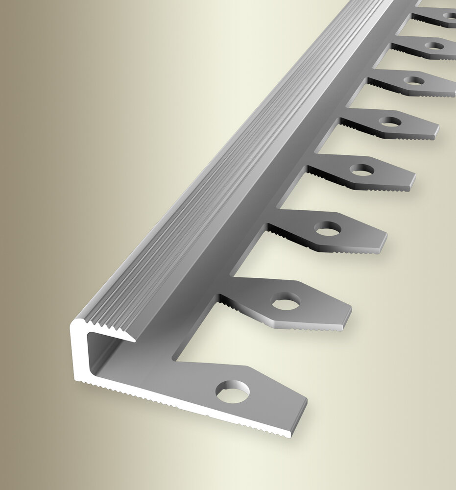 Küberit Alu Biegbares Einfassprofil Typ 805 EB, 7 mm, 250 cm, silber (F4) Küberit Alu Biegbares Einfassprofil Typ 805 EB, 7 mm, 250 cm, silber (F4)
