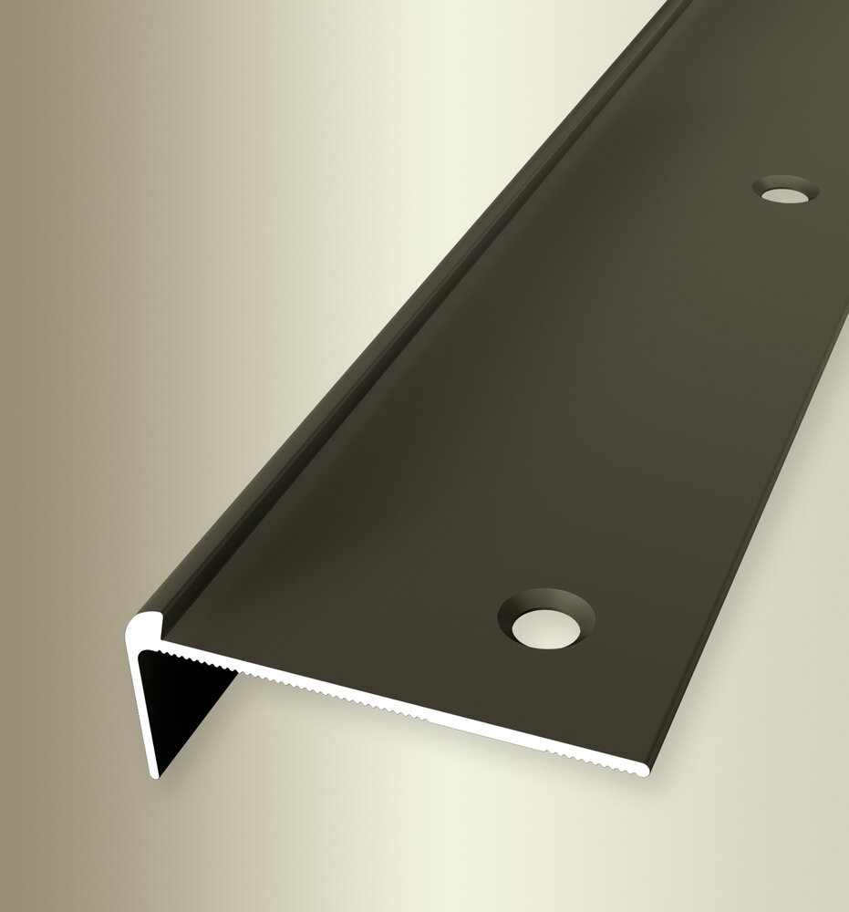 Küberit Alu Treppenkantenprofil Typ 862, 250 cm, bronze (F6) Küberit Alu Treppenkantenprofil Typ 862, 250 cm, bronze (F6)
