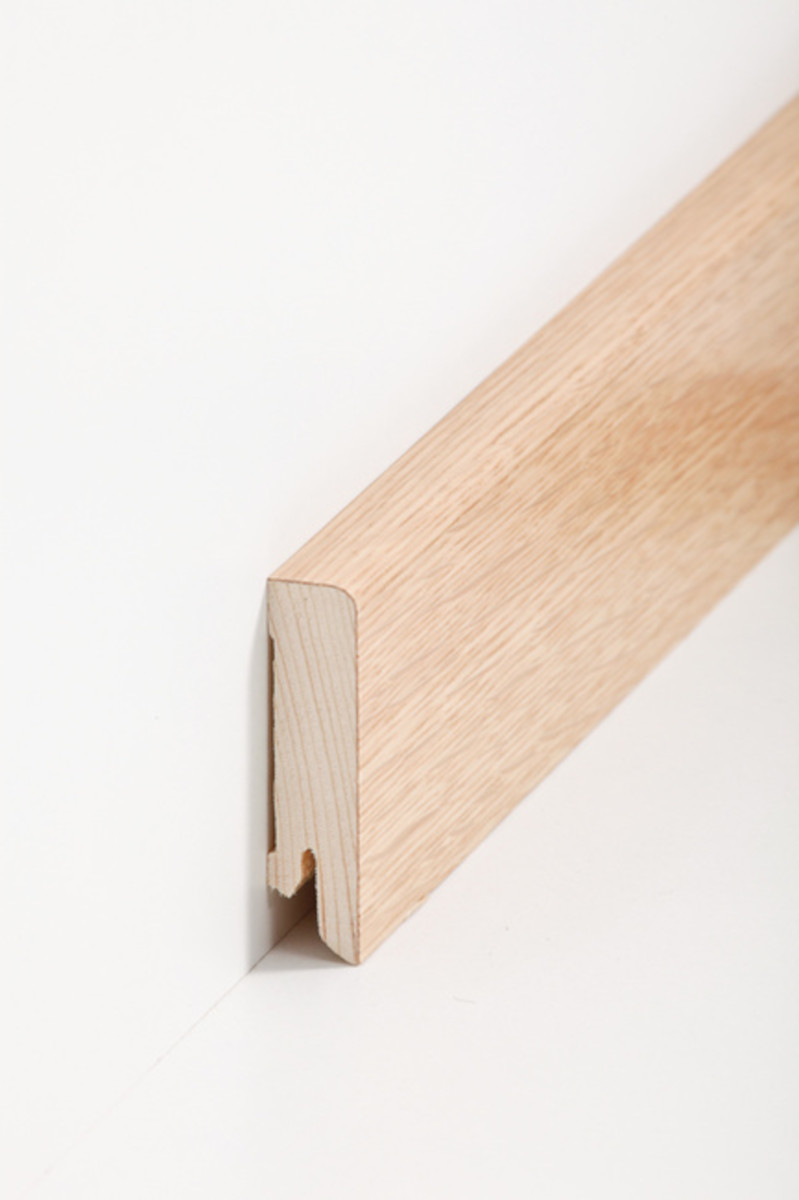 SÜDBROCK Holz-Fußleiste 16 x 60 mm, Echtholz furniert, Eiche (01), Länge á 250 cm SÜDBROCK Holz-Fußleiste 16 x 60 mm, Echtholz furniert, Eiche (01), Länge á 250 cm