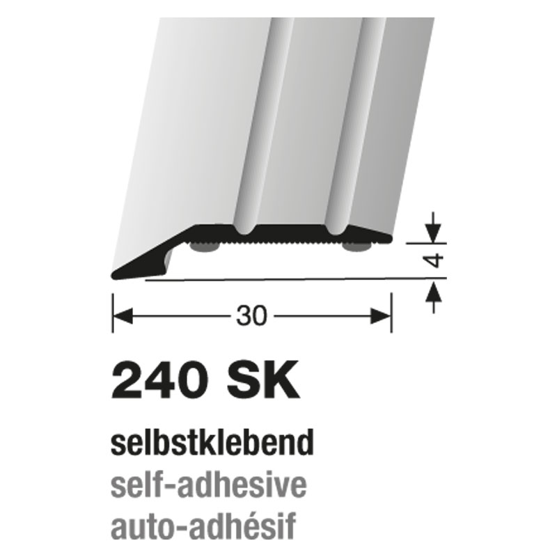 Küberit Abschlußprofil Typ 240 SK, 4 mm, 90 cm, bronze (F3) Küberit Abschlußprofil Typ 240 SK, 4 mm, 90 cm, bronze (F3)