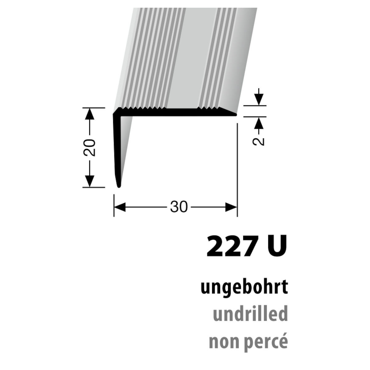 Küberit Winkelprofil Typ 227 U