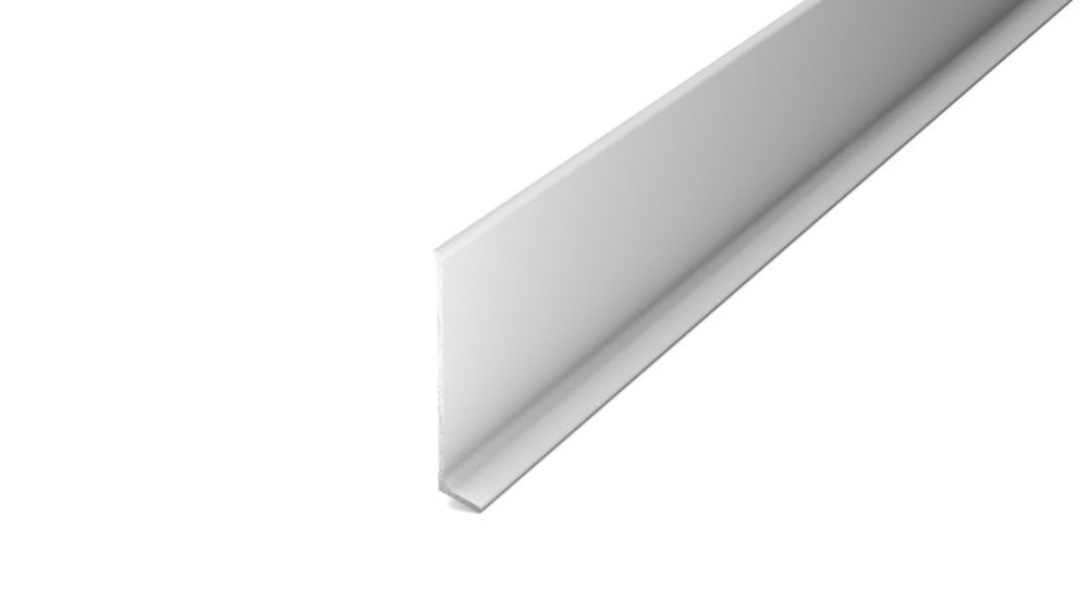 Prinz Aluminium Sockelleiste Nr. 372, 11 x 60 mm, 270 cm, silber