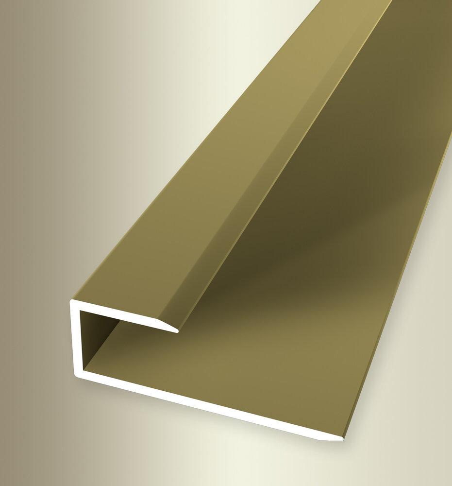 Küberit Abschluss und Einfassprofil Typ 201 U, 90 cm, gold (F5)